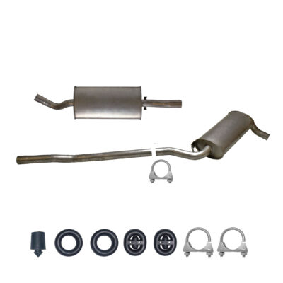 Zestaw tłumików do Audi 80 Cabrio, Coupe, 1.6-2.0 1986-1991