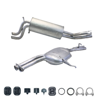Zestaw tłumików do Mercedes W126 300SE, SEL 3.0 1985-1991