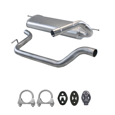 Tłumik końcowy+rura FORD C-MAX 1.6 120-125 KM 10-