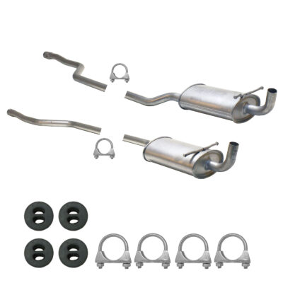 2x Tłumiki środkowe komplet do Ford Capri MK 2, 3 1979-